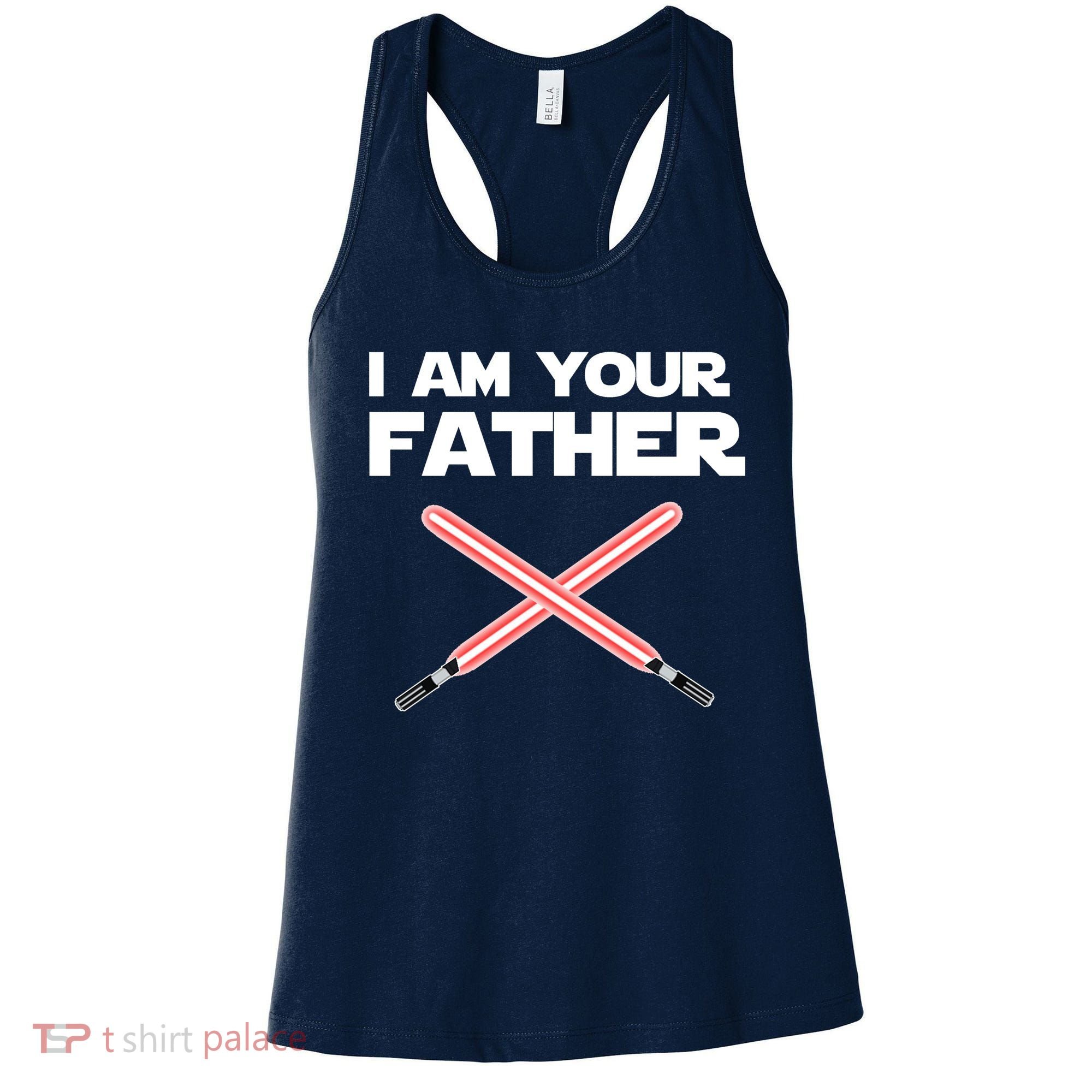 I Am Your Father Dad Lightsaber Women's Tank Top