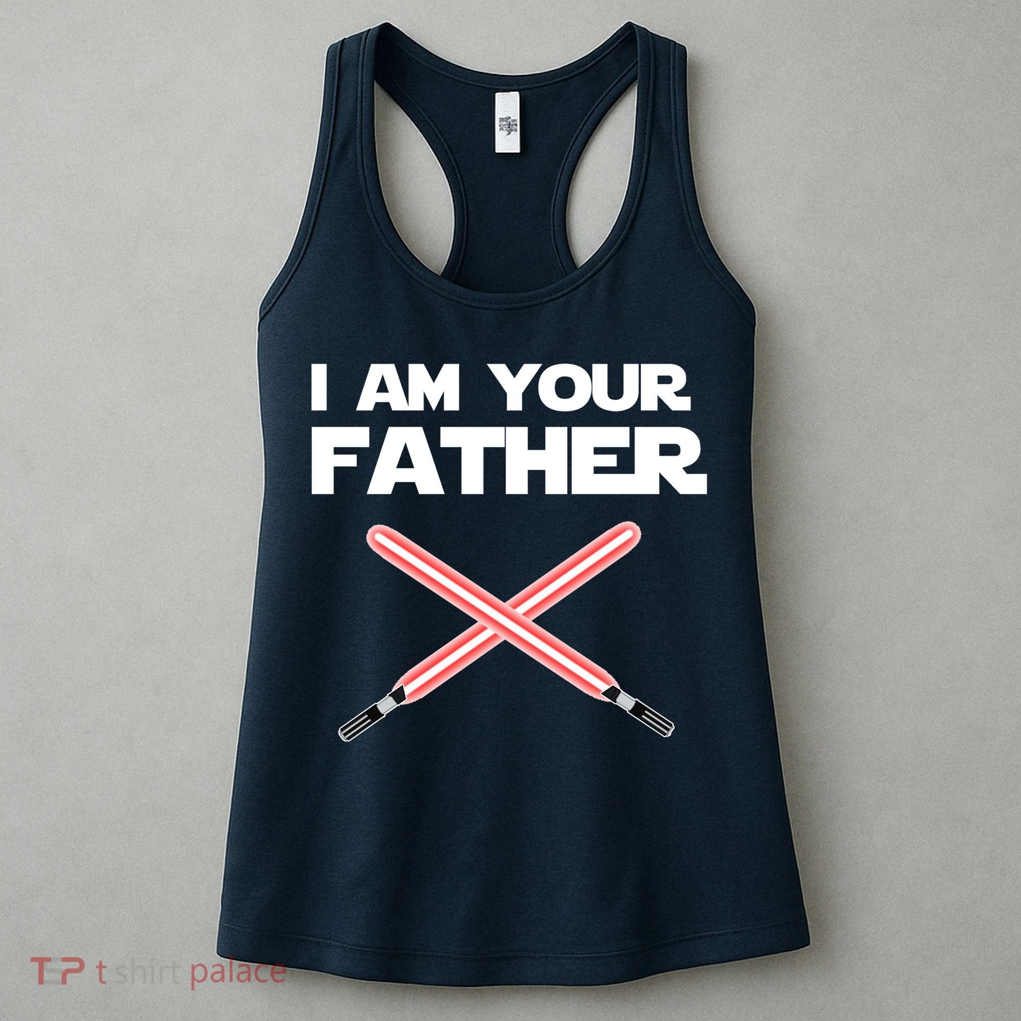 I Am Your Father Dad Lightsaber Women's Tank Top