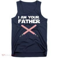 I Am Your Father Dad Lightsaber Tank Top thumb 0