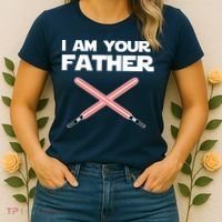 I Am Your Father Dad Lightsaber Women's T-Shirt thumb 2