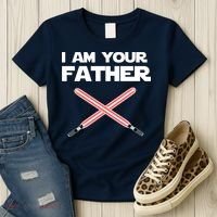 I Am Your Father Dad Lightsaber Women's T-Shirt thumb 3