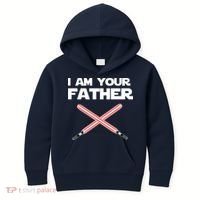 I Am Your Father Dad Lightsaber Kids Hoodie thumb 0