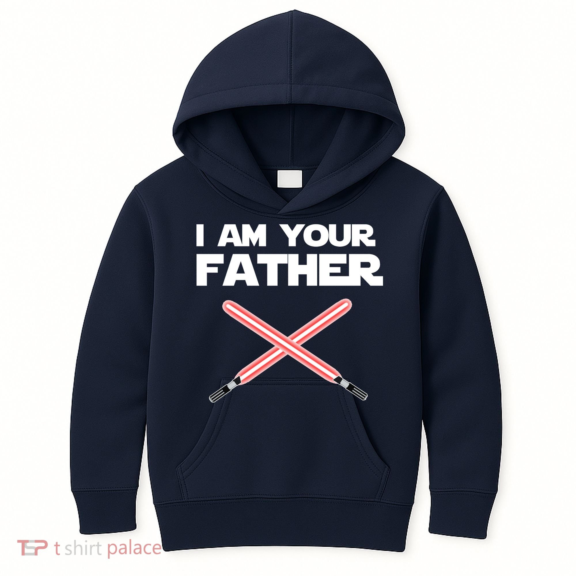 I Am Your Father Dad Lightsaber Kids Hoodie