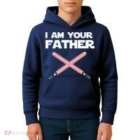 I Am Your Father Dad Lightsaber Kids Hoodie thumb 4