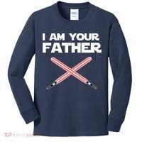 I Am Your Father Dad Lightsaber Kids Long Sleeve Shirt thumb 0