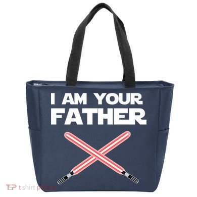 I Am Your Father Dad Lightsaber Tote Bag