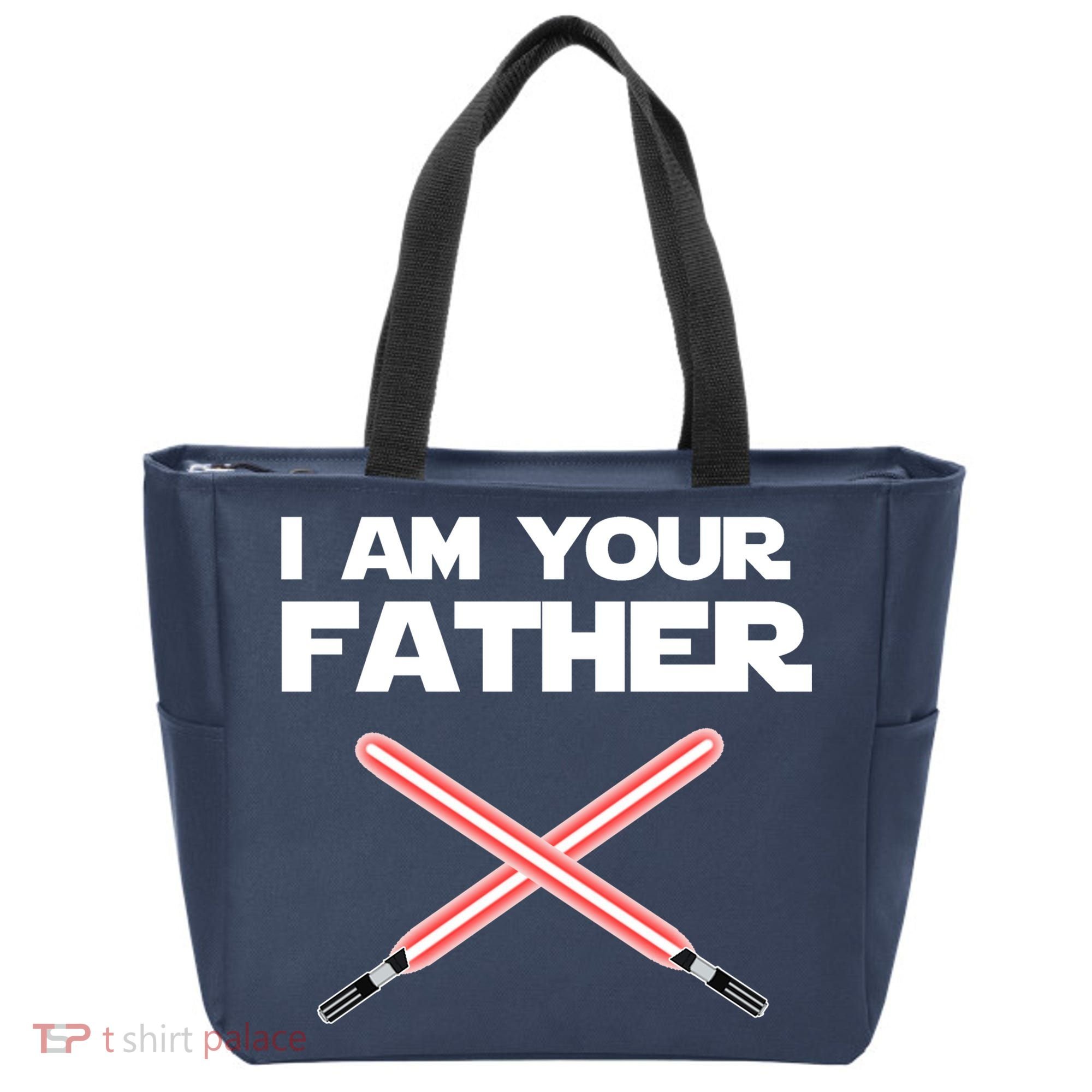 I Am Your Father Dad Lightsaber Tote Bag