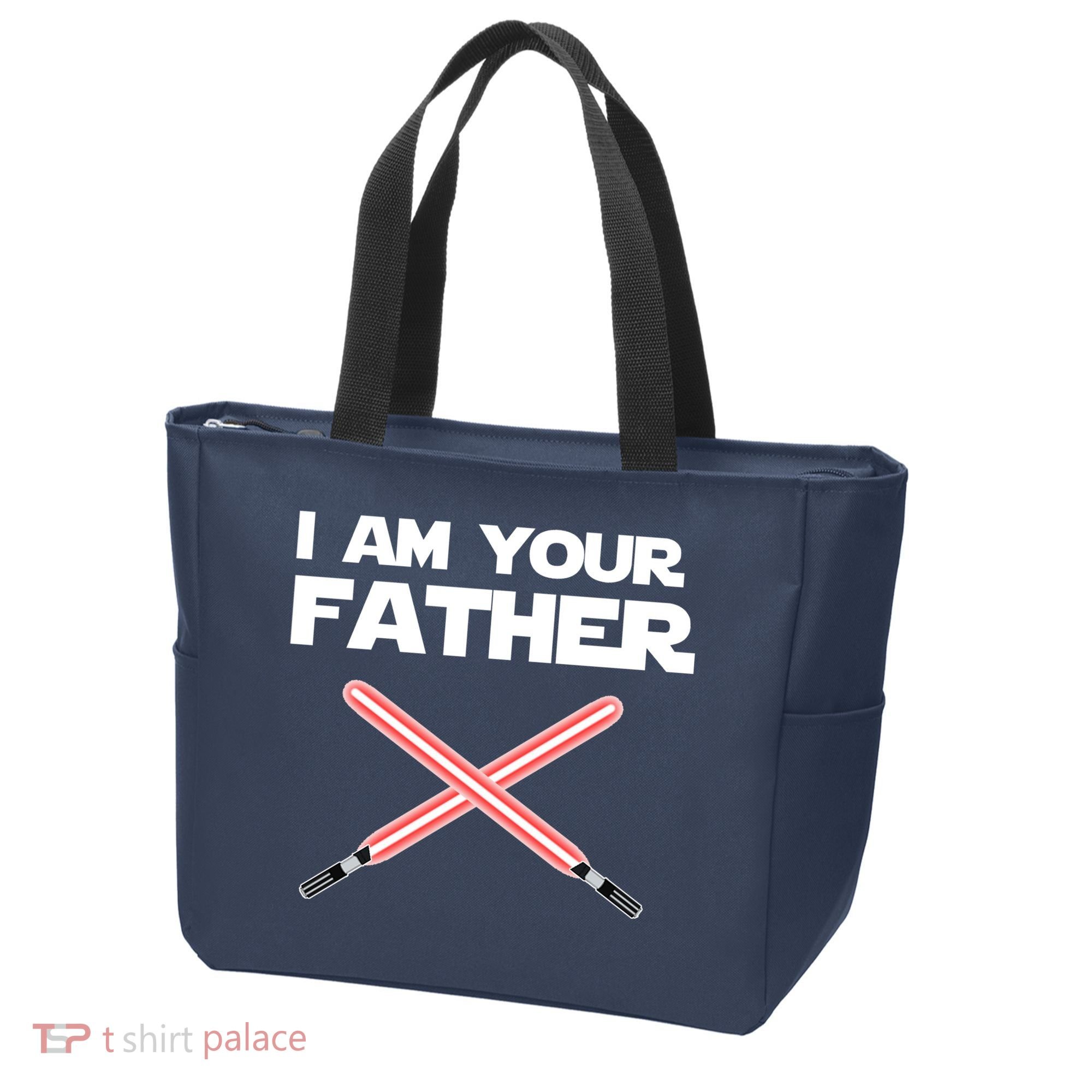 I Am Your Father Dad Lightsaber Tote Bag