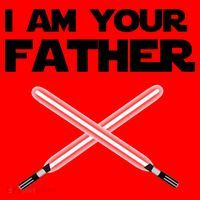 I Am Your Father Dad Lightsaber Santa Hat thumb 1