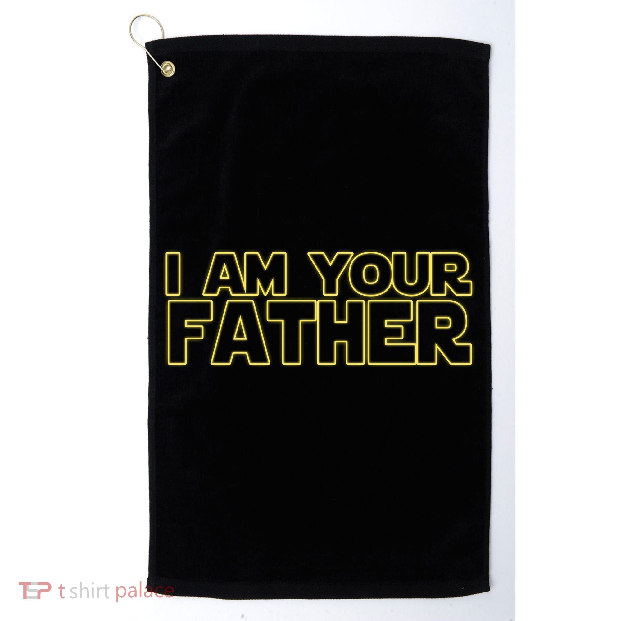 I Am Your Father Funny Dad Parody Golf Towel