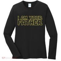 I Am Your Father Funny Dad Parody Women's Long Sleeve Shirt thumb 0