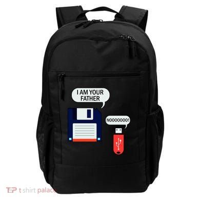 I Am Your Father Retro Floppy Disk USB Backpack
