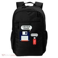 I Am Your Father Retro Floppy Disk USB Backpack thumb 0
