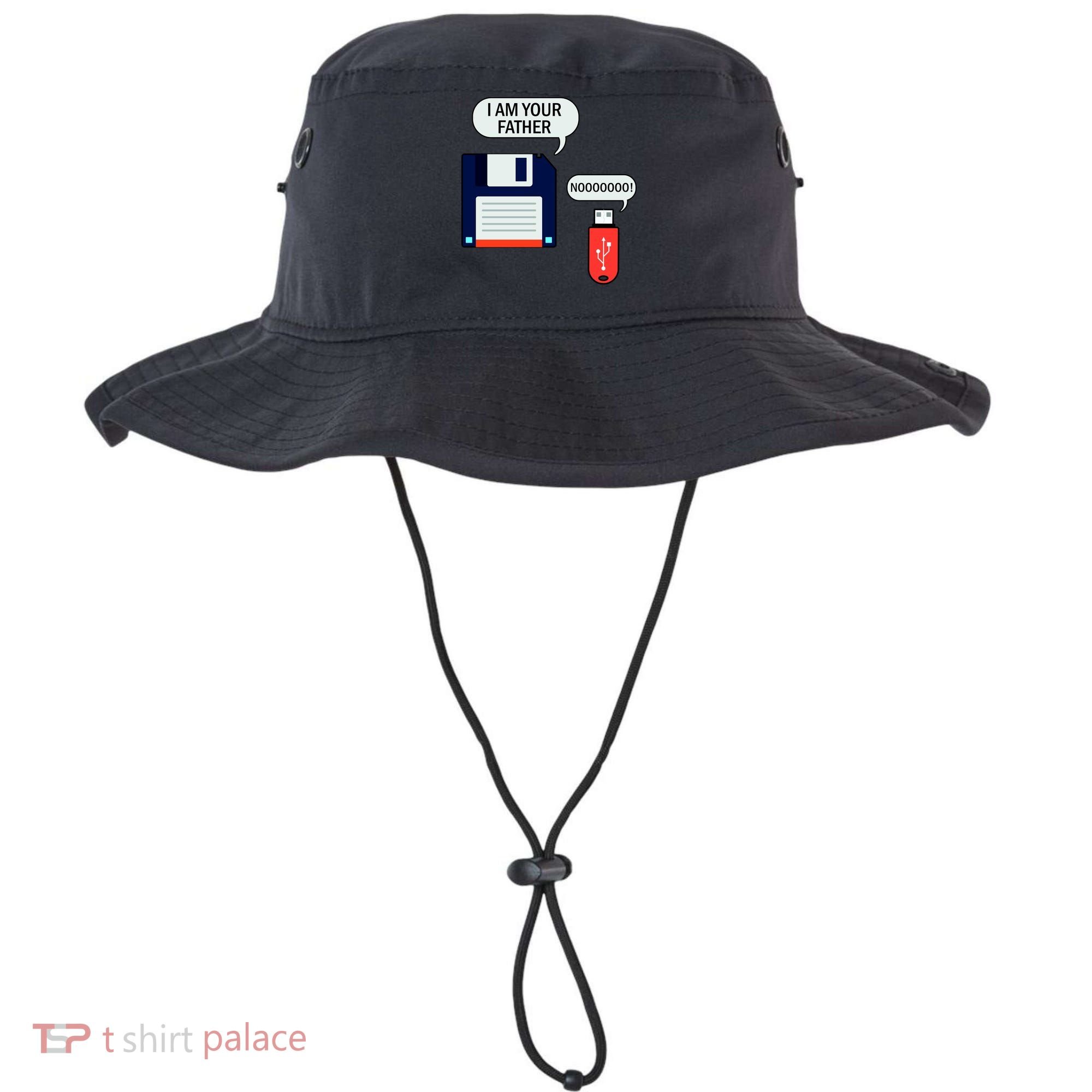 I Am Your Father Retro Floppy Disk USB Bucket Hat