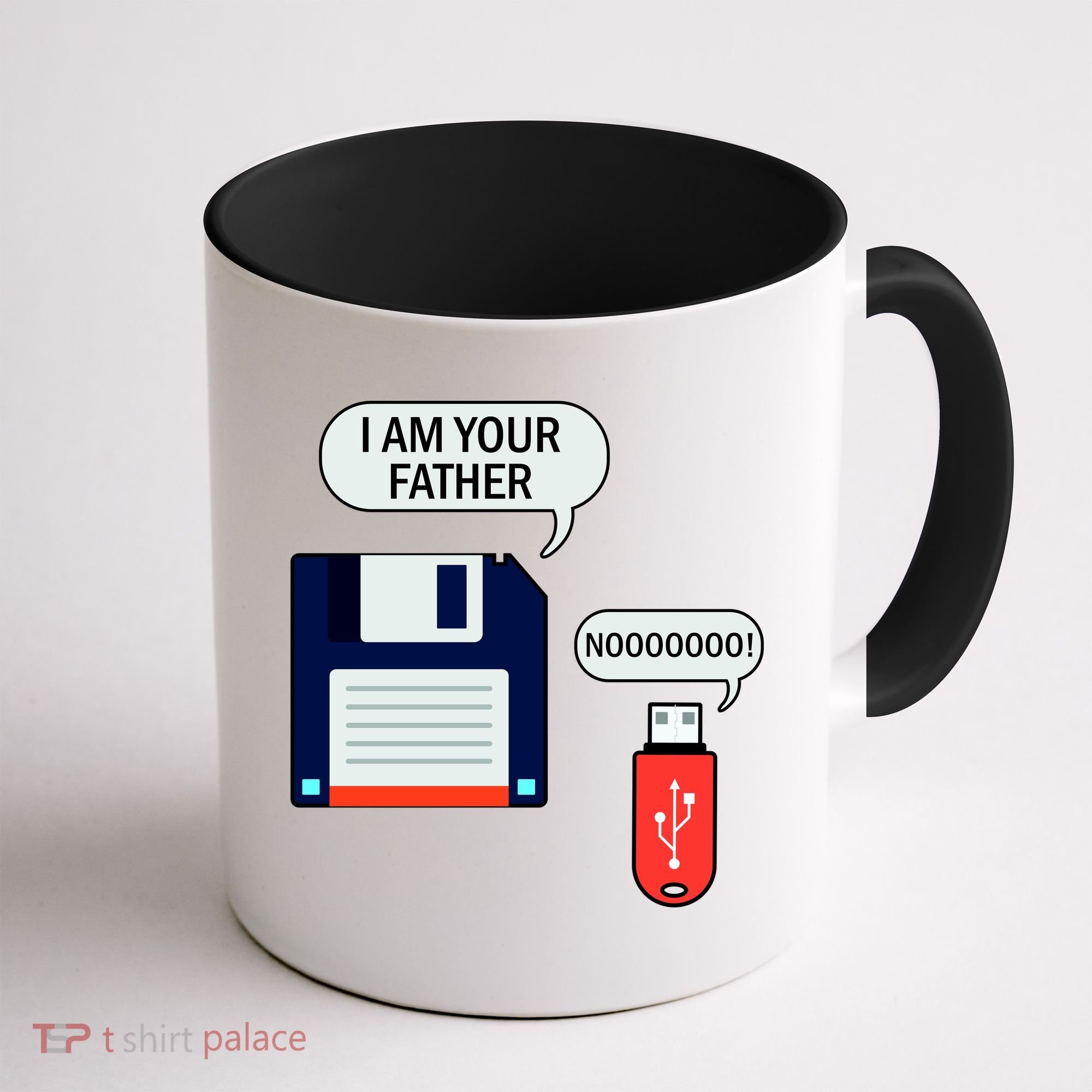 I Am Your Father Retro Floppy Disk USB Coffee Mug