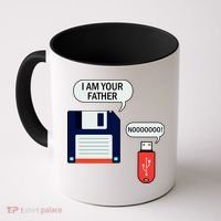 I Am Your Father Retro Floppy Disk USB Coffee Mug thumb 0