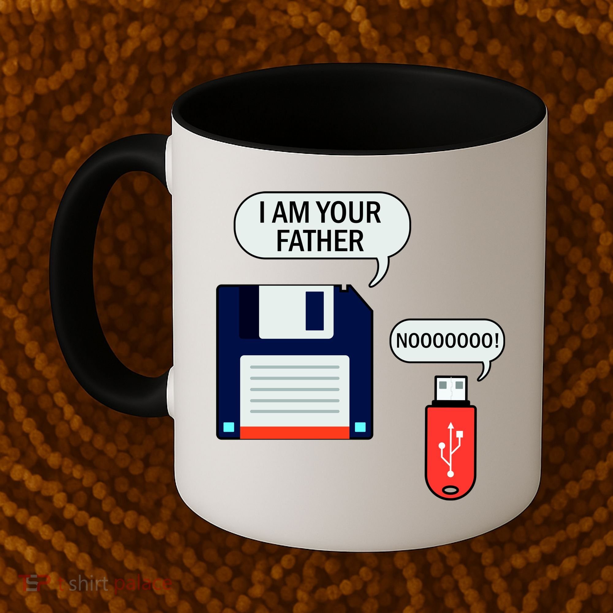 I Am Your Father Retro Floppy Disk USB Coffee Mug
