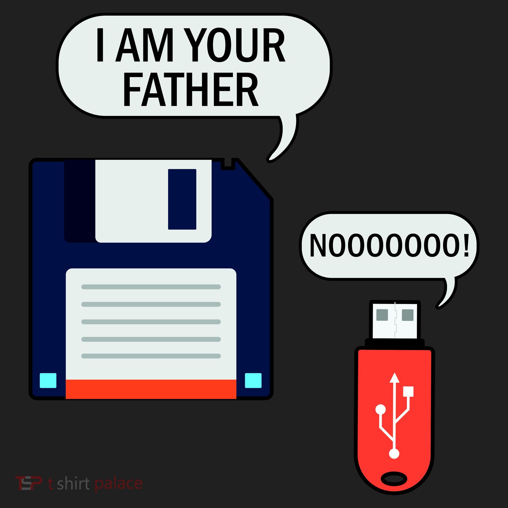 I Am Your Father Retro Floppy Disk USB Hat