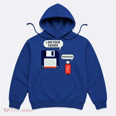 I Am Your Father Retro Floppy Disk USB Hoodie