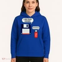 I Am Your Father Retro Floppy Disk USB Hoodie thumb 5
