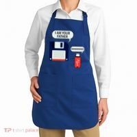 I Am Your Father Retro Floppy Disk USB Apron thumb 2