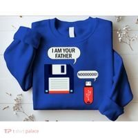 I Am Your Father Retro Floppy Disk USB Sweatshirt thumb 2