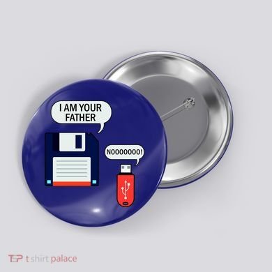 I Am Your Father Retro Floppy Disk USB Button