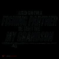 I Ask God For A Fishing Partner He Sent Me My Grandson Coffee Mug thumb 5