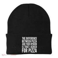 I Asked For Pizza Not Your Opinion Beanie thumb 0