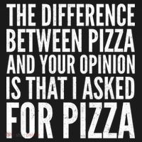 I Asked For Pizza Not Your Opinion Women's Hoodie thumb 2