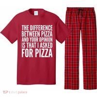 I Asked For Pizza Not Your Opinion Pajama Set thumb 0