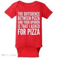 I Asked For Pizza Not Your Opinion Baby Bodysuit thumb 0
