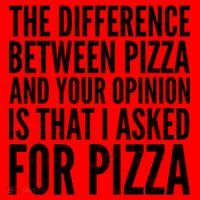 I Asked For Pizza Not Your Opinion Santa Hat thumb 1