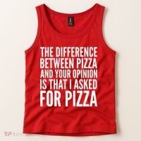 I Asked For Pizza Not Your Opinion Tank Top thumb 2