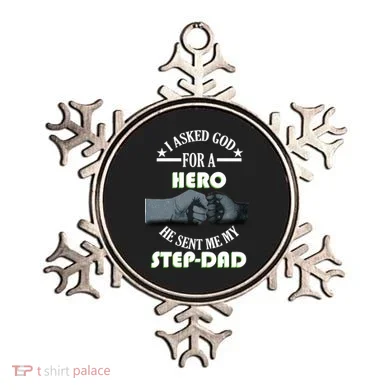 I Asked God For A Hero He Sent Me My Step-Dad Ornament