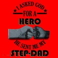 I Asked God For A Hero He Sent Me My Step-Dad Santa Hat thumb 1