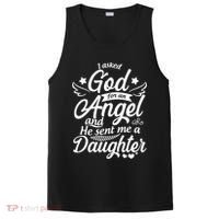 I Asked God For An Angel And He Sent Me A Daughter PosiCharge Competitor Tank thumb 0