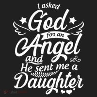 I Asked God For An Angel And He Sent Me A Daughter Kids Plaid Pajama Set thumb 2