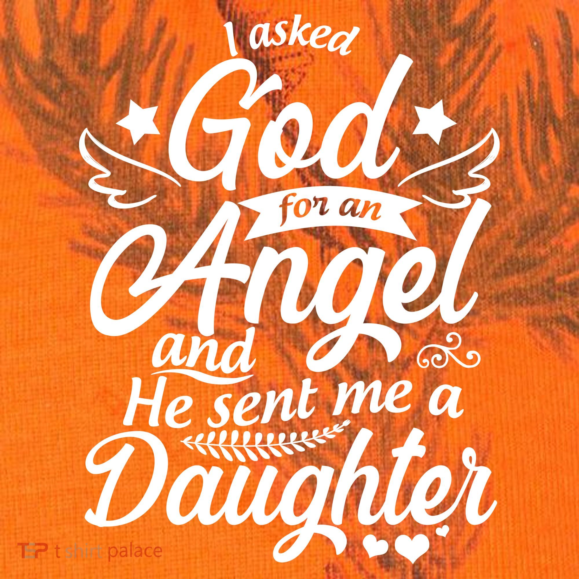 I Asked God For An Angel And He Sent Me A Daughter Kati Licensed 12" Camo Cuffed Beanie