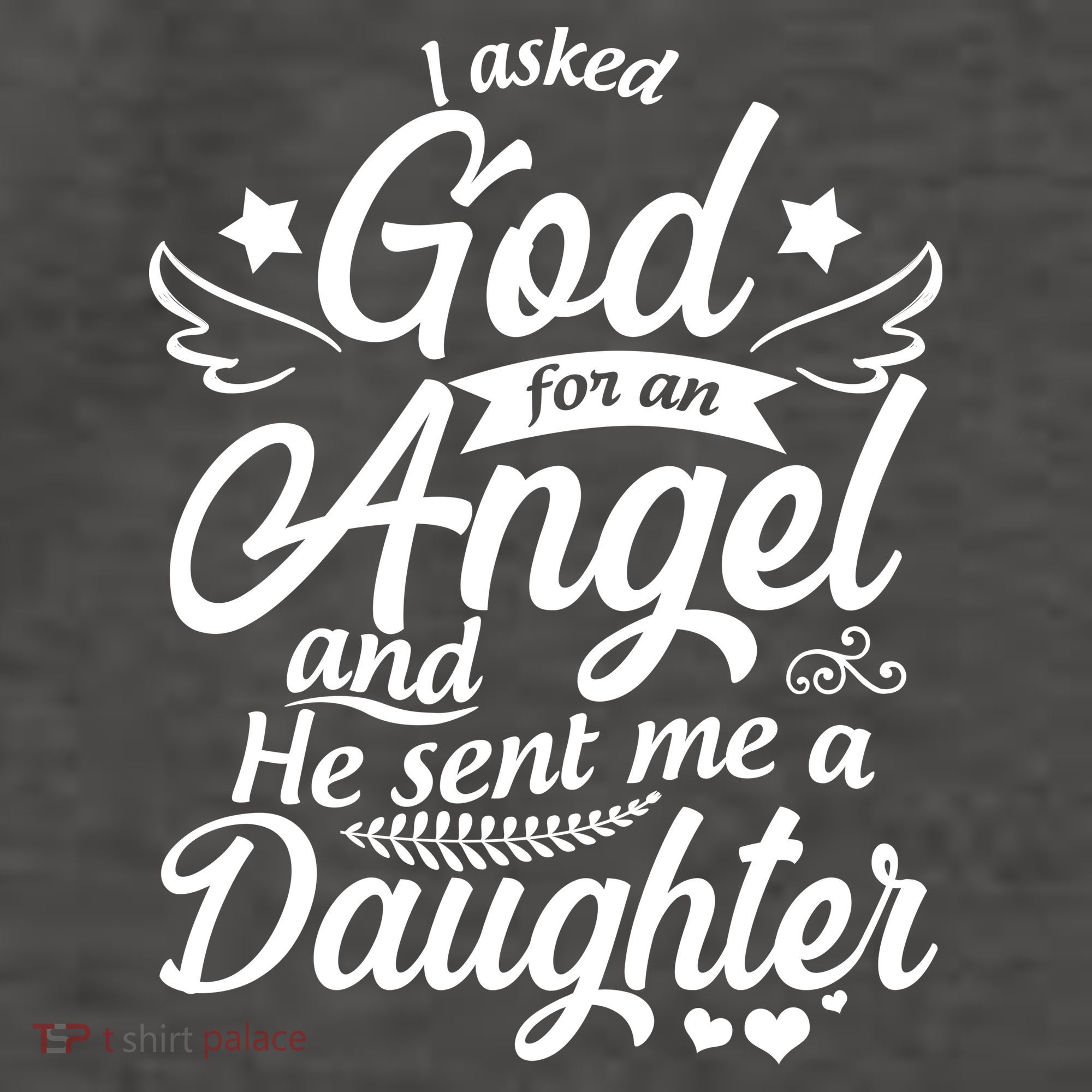 I Asked God For An Angel And He Sent Me A Daughter Vector Backpack