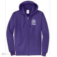 I Asked God For An Angel And He Sent Me A Daughter Full Zip Hoodie thumb 0