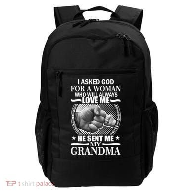 I Asked God For Grandma Backpack