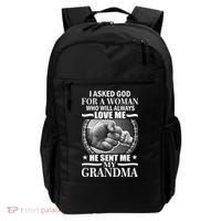 I Asked God For Grandma Backpack thumb 0