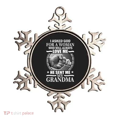I Asked God For Grandma Ornament
