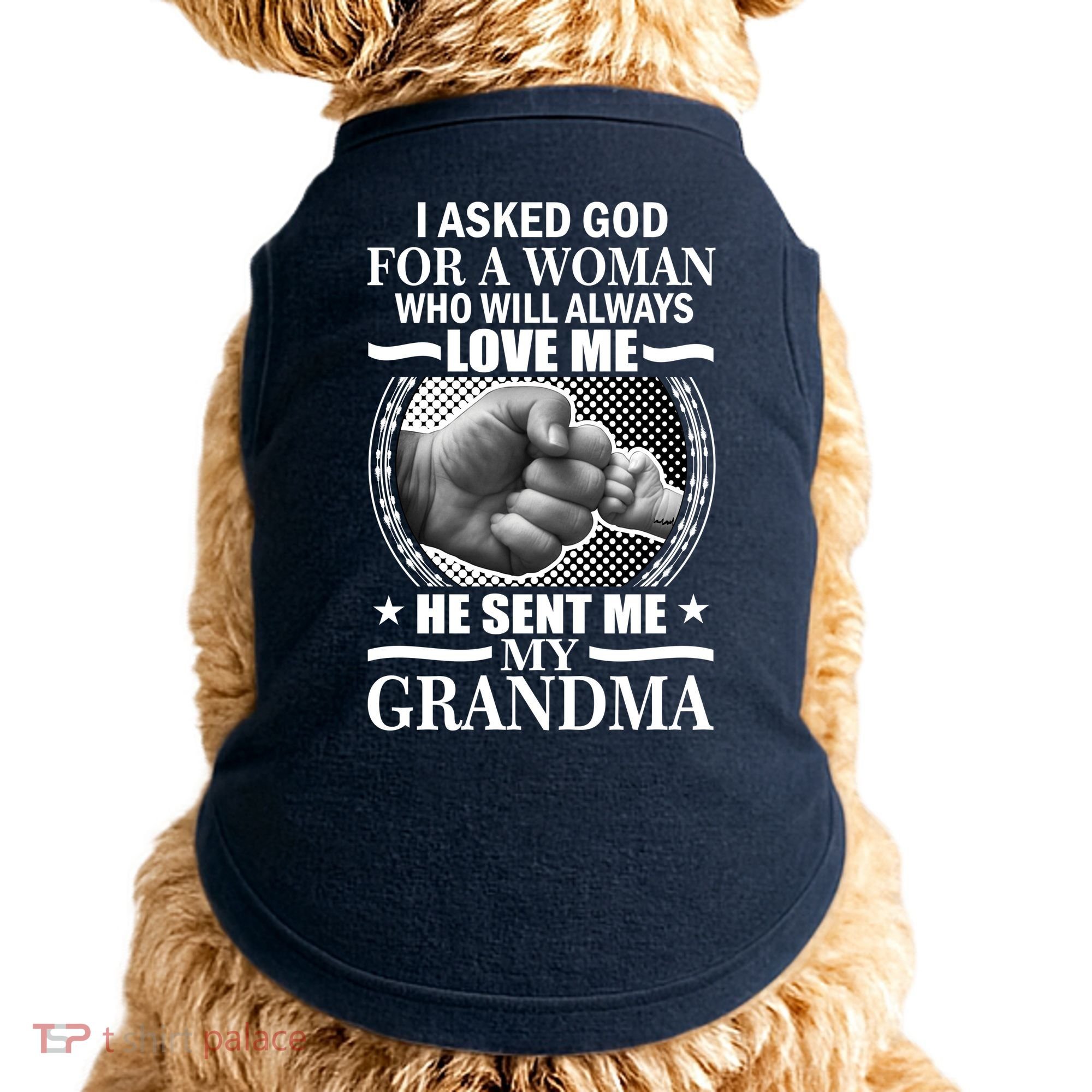 I Asked God For Grandma Doggie Tank