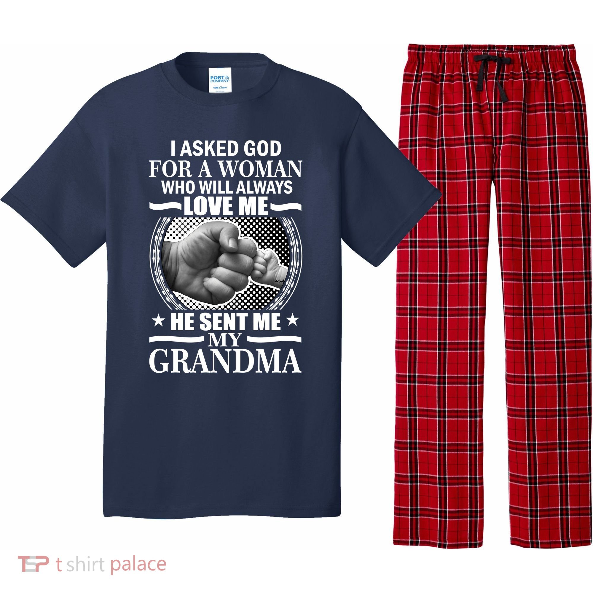 I Asked God For Grandma Pajama Set