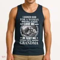 I Asked God For Grandma Tank Top thumb 3