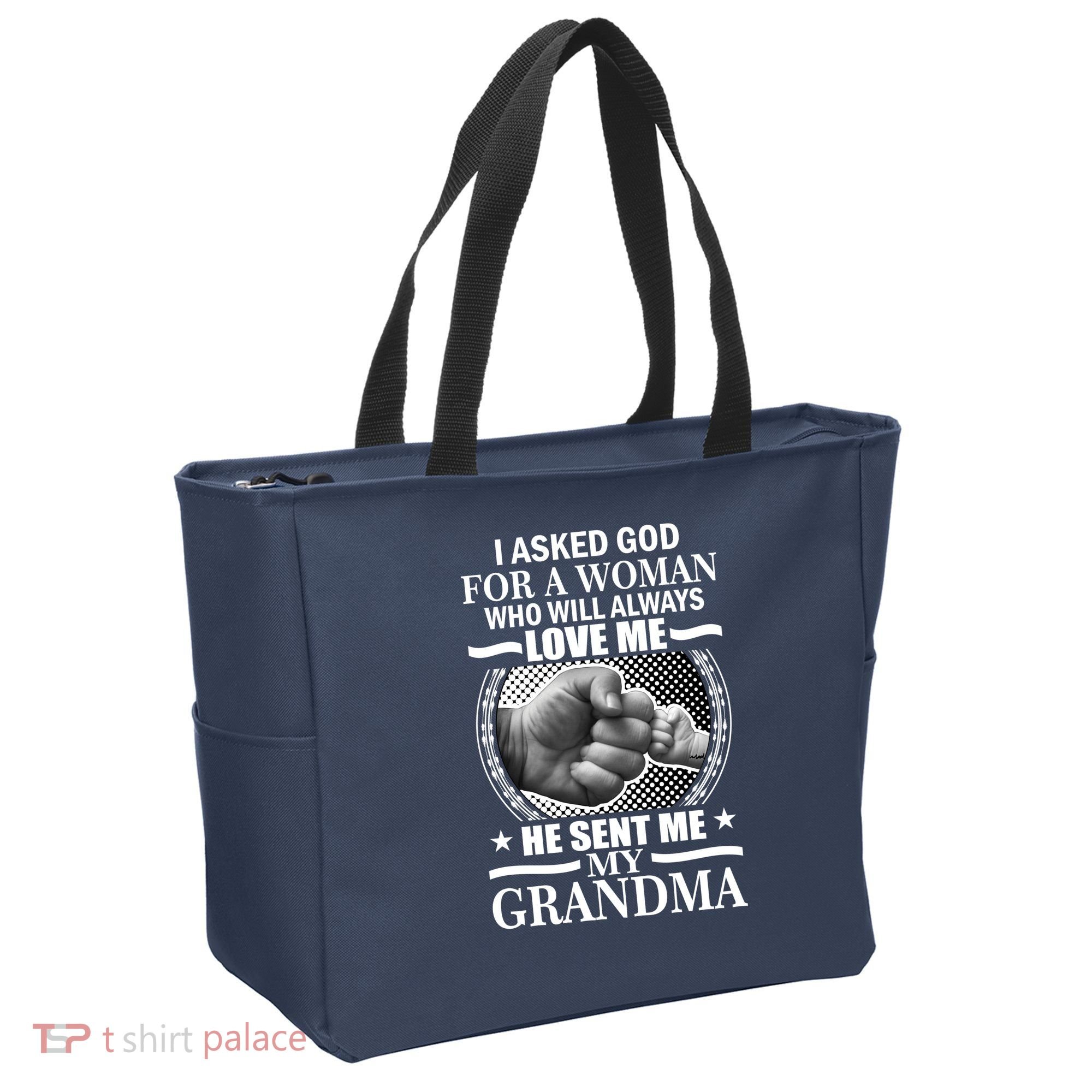 I Asked God For Grandma Tote Bag