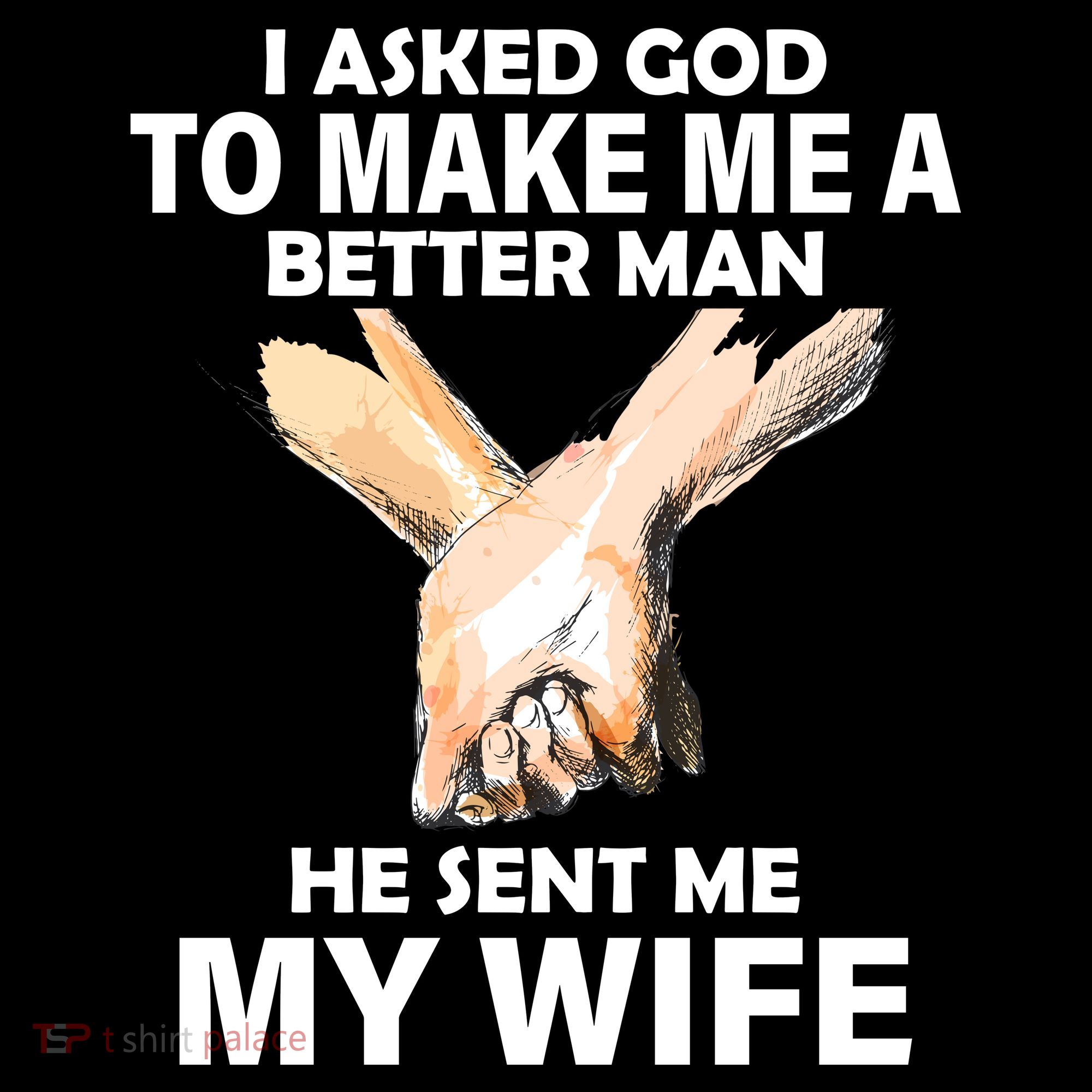 I Asked God To Make Me A Better Man Apron
