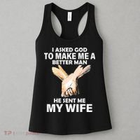 I Asked God To Make Me A Better Man Women's Tank Top thumb 3
